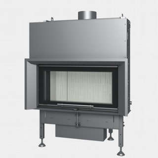 Steel energy-efficient fireplaces heating system boiler Aquatic WH V 100