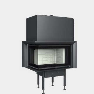 Steel energy-efficient fireplaces heating system boiler Aquatic WH V 650 CL