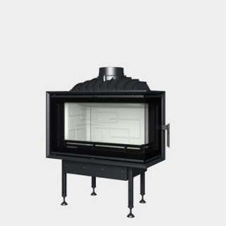 Cast-iron energy-efficient fireplace  Optim 8 CP