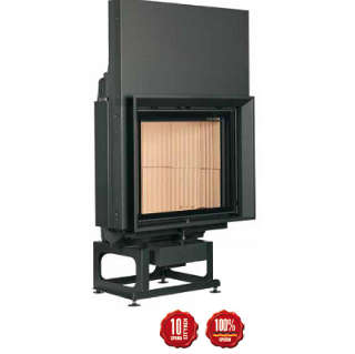 Cast-iron energy-efficient & thermodynamic fireplace RF 55.2 f