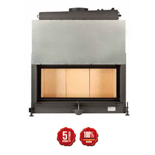 Steel energy-efficient fireplaces heating system boiler kamin-kessel 45/101