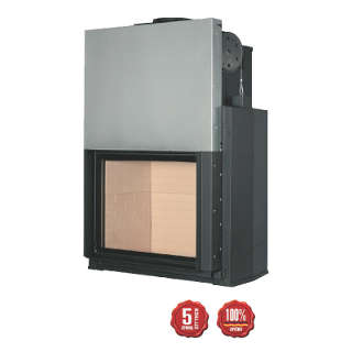Steel energy-efficient fireplaces heating system boiler kamin-kessel 62/76
