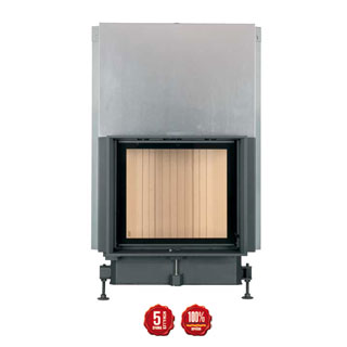 Steel energy-efficient fireplace  Kompakt Kamin 51/55 f/s 