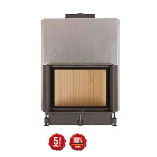 Steel energy-efficient fireplace Kompakt Kamin 51/67 f/s 