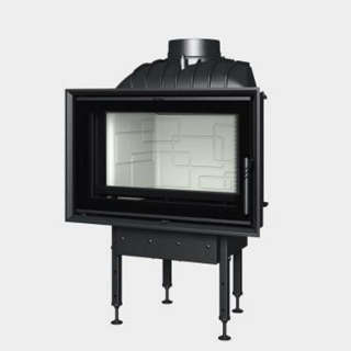 Cast-iron energy-efficient fireplace Optim 7