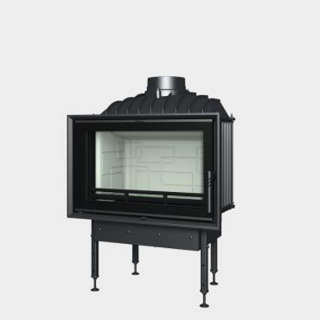 Cast-iron energy-efficient fireplace Optim 8