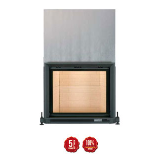 Steel energy-efficient fireplace Stil Kamin 62/76s