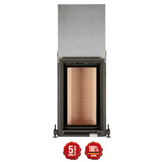 Steel energy-efficient fireplace Stil Kamin 80/45s